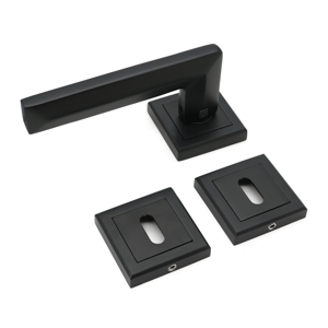 Slika od KVAKA AL 3105 SA AL ROZETNOM CRNA