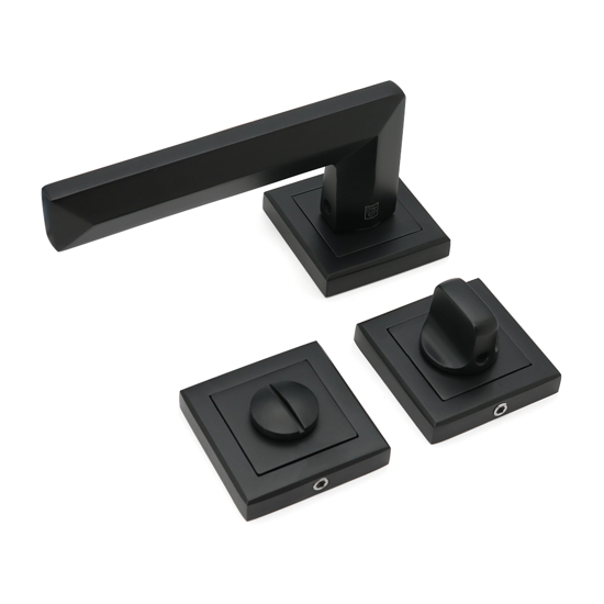 Slika od KVAKA ZN 3108 SA ZN ROZETNOM CRNA WC